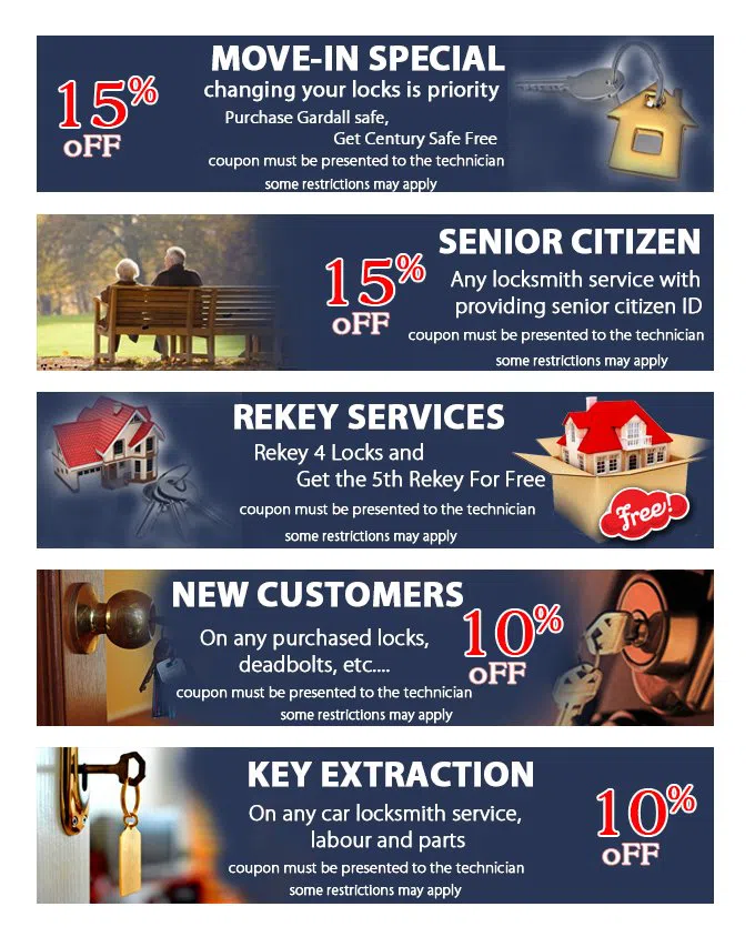 Locksmith Master Shop Villa Park, IL 630-823-0344 - coupon21-set-five